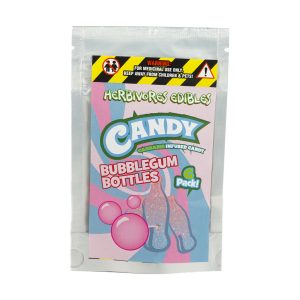 Buy Herbivores Edibles - Bubblegum Bottles at BudExpressNOW Online Shop