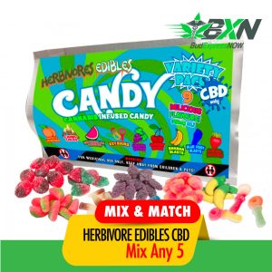 Buy Herbivore Edibles - Mix N Match 5 CBD Gummies at BudExpressNOW Online Shop
