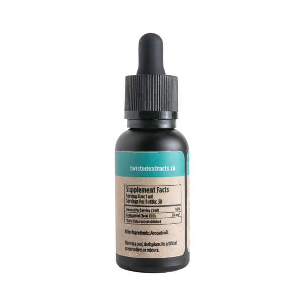 Buy Twisted Extracts 30 CBD Oil Tincture Drops 900mg (Orange Flavour) at Budexpressnow Online Shop